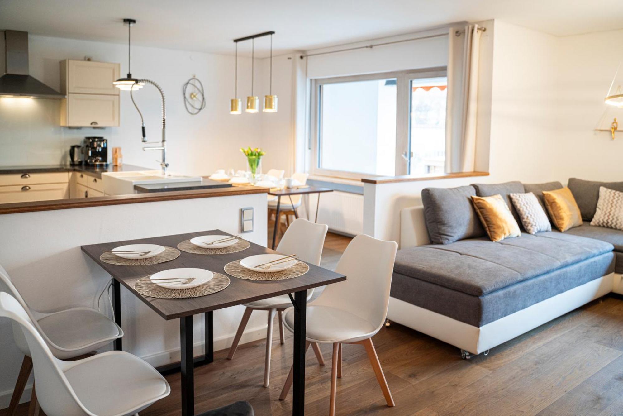 130M2 Loft - Balkon, Smart Tv, Badewanne, Kaffee Διαμέρισμα Ροζενχάιμ Εξωτερικό φωτογραφία