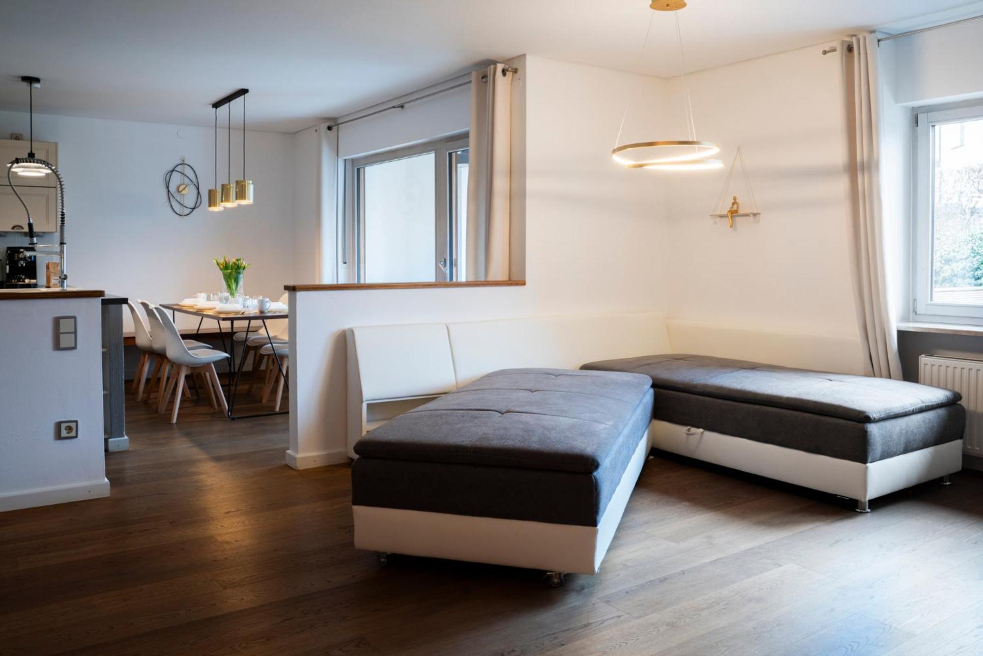 130M2 Loft - Balkon, Smart Tv, Badewanne, Kaffee Διαμέρισμα Ροζενχάιμ Εξωτερικό φωτογραφία